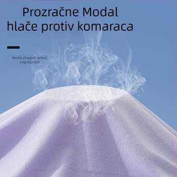 Ljetne dječje hlače protiv komaraca, lagane djevojačke hlače, proljetne i ljetne hlače za dječake, jednobojne modalne pidžama hlače