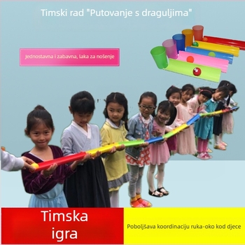 Zhuxing Wanli U-oblikovani utor za prijenos energije Vanjski vanjski trening Grupna izgradnja Rekviziti za igre Oprema za zabavne igre