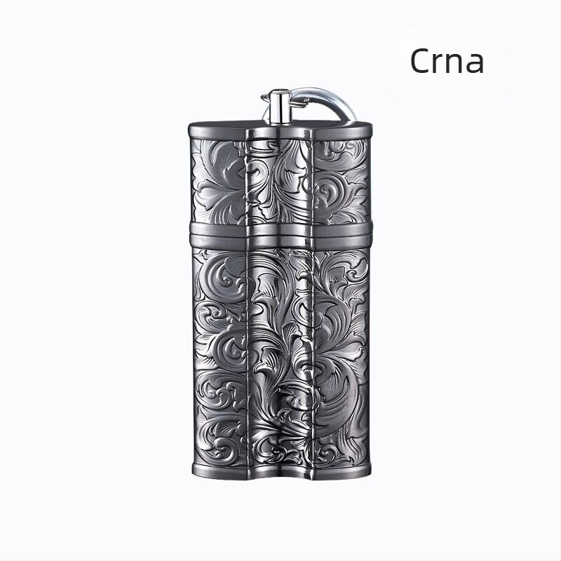 Prekogranična kreativna prijenosna pepeljara s metalnom kopčom, prijenosna automobilska vanjska pepeljara za pohranu, vanjska pepeljara za cigare