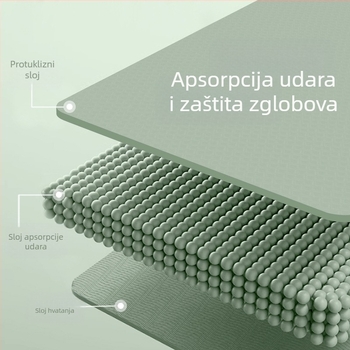 Prostirka za jogu za žene, apsorpcija udaraca, zvučna izolacija, tiha, neklizajuća prostirka za pod, zadebljanje kod kuće, profesionalna sportska joga i fitness