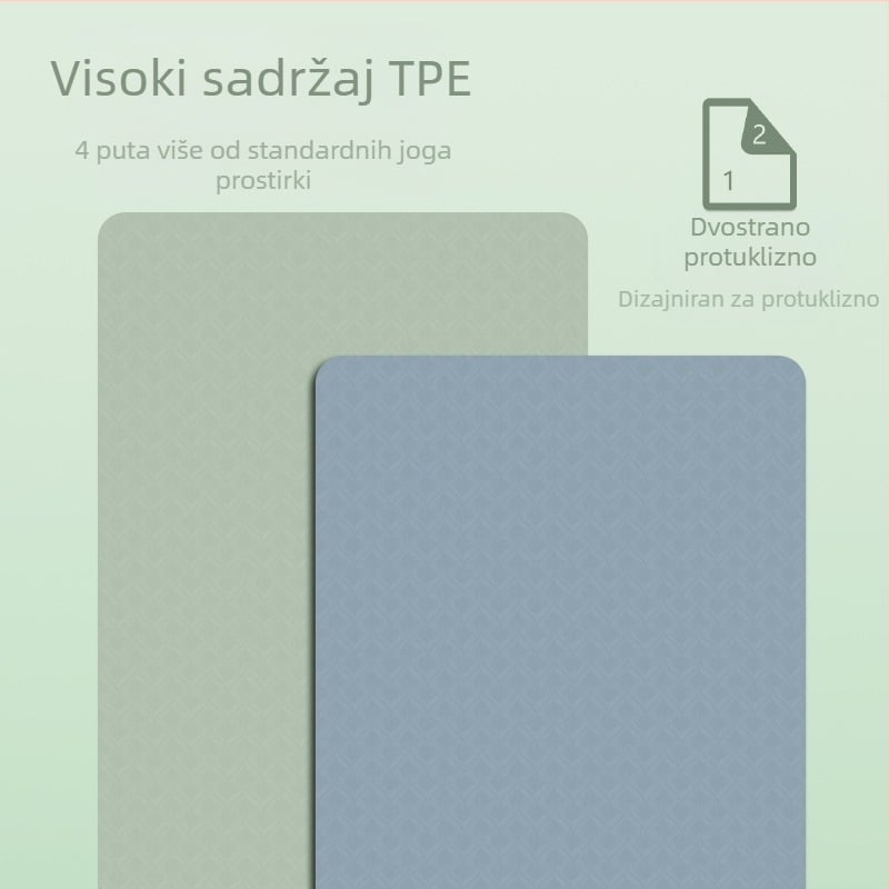Prostirka za jogu za žene, apsorpcija udaraca, zvučna izolacija, tiha, neklizajuća prostirka za pod, zadebljanje kod kuće, profesionalna sportska joga i fitness