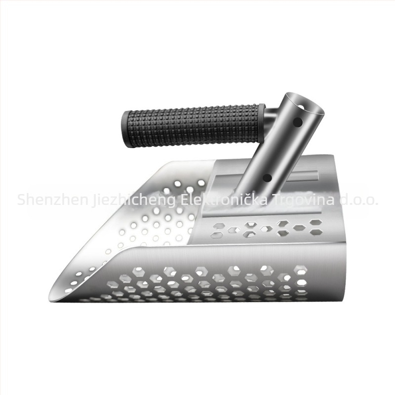 Detektor metala za pijesak na plaži, lopatica za pijesak, detekcija blaga, nehrđajući čelik 304 s ručkom, alat za traženje zlata