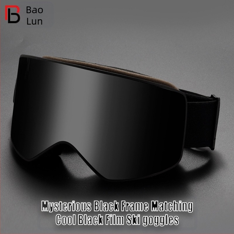 Cilindrične naočale za snijeg za odrasle s pravim filmom HD, velikim vidnim poljem, dvostruki sloj, zaštita od zamagljivanja, penjanje po snijegu, kartonske naočale za zaštitu od kratkovidnosti