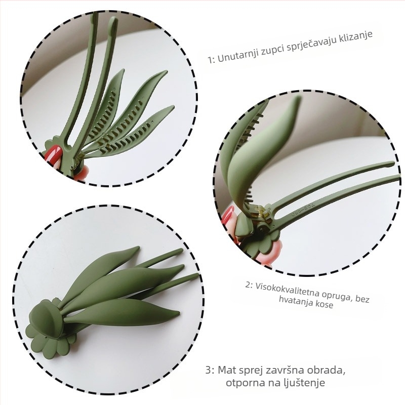 Nova korejska verzija ekstra velike kopče za kosu s pačjim kljunom, jednostavna modna kopča za kosu, kopča za kosu za majku, stražnji dio glave, veleprodaja