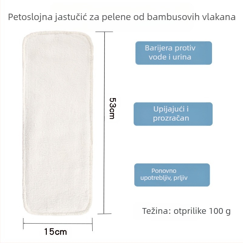 Prekogranične nove perive platnene pelene za odrasle, nepropusne pelene za starije osobe, pelene od čistog pamuka na zalihi