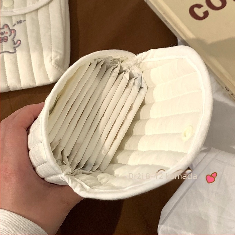 Prekrasna torba za pohranu, prijenosna kozmetička torba, mala mini studentska higijenska torba, mjesečna torba za pohranu, veleprodaja