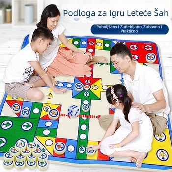 Jedan komad besplatna dostava dječji tepih leteći šah sklopivi prijenosni leteći šah prostirka za puzanje igra šah beba