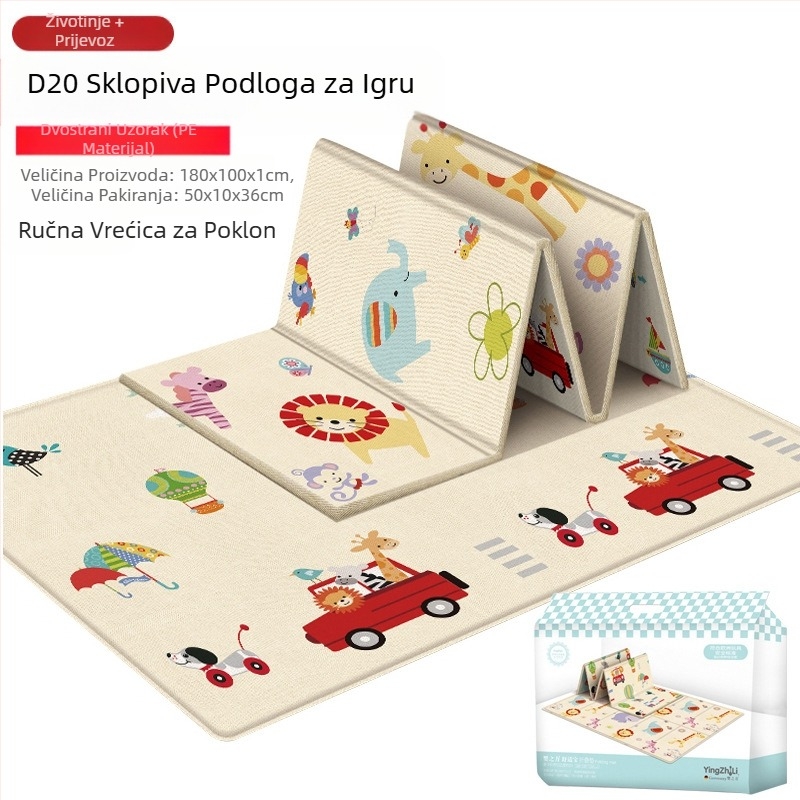 Jedan komad besplatna dostava dječji tepih leteći šah sklopivi prijenosni leteći šah prostirka za puzanje igra šah beba