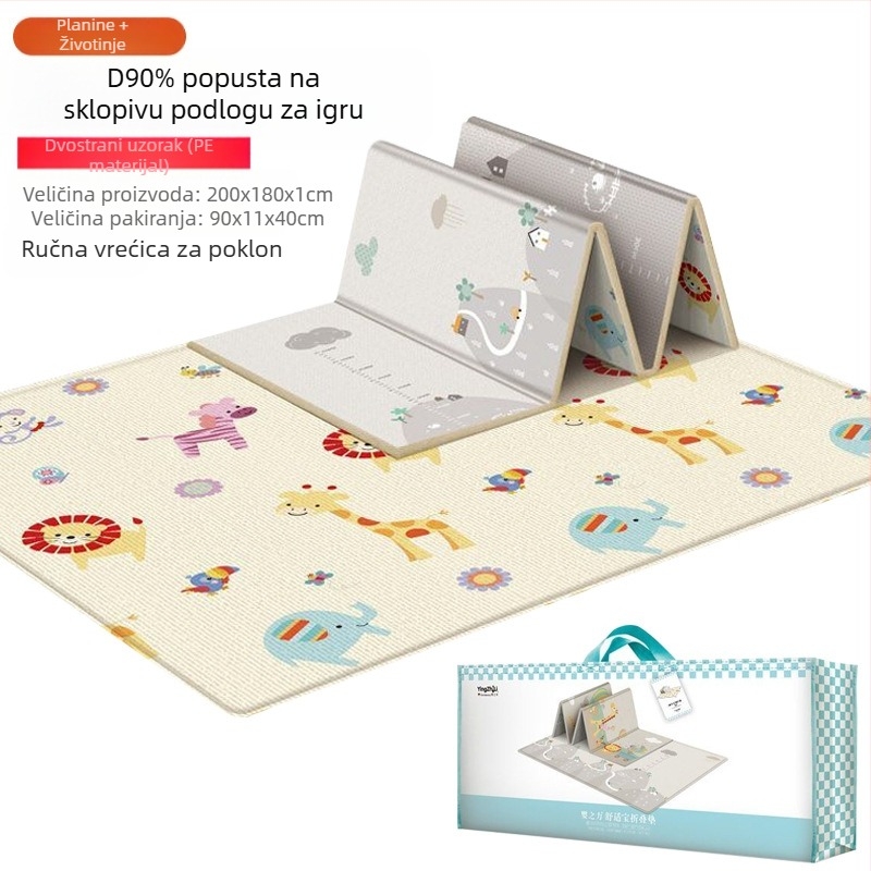 Jedan komad besplatna dostava dječji tepih leteći šah sklopivi prijenosni leteći šah prostirka za puzanje igra šah beba