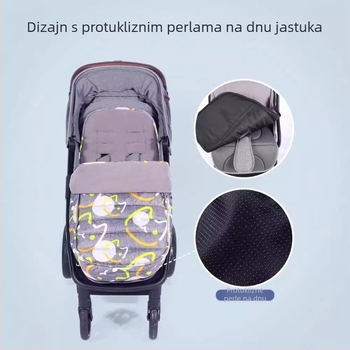 Navlake za stopala za kolica, zimske vjetrootporne prostirke za izlaske, pamučne podloge za dječja kolica za jesen i zimu, vreće za spavanje, navlake za stopala, zadebljane i tople
