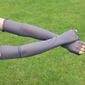 2024 Nove rukavice za sunčanje, tanke mrežaste crne svilene čarape za ruke, rastezljive, jednostavne za mršavljenje, UV zaštita za muškarce