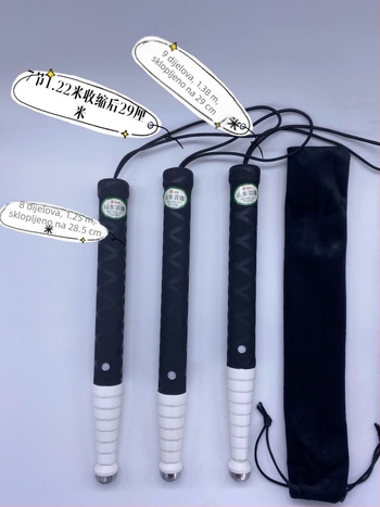 9-dijelni teleskopski kišobran tipa titana s 8 dijelova, lagani i jednostavni za nošenje, rolo zavjesa za planinarenje, štape i štapovi za planinarenje