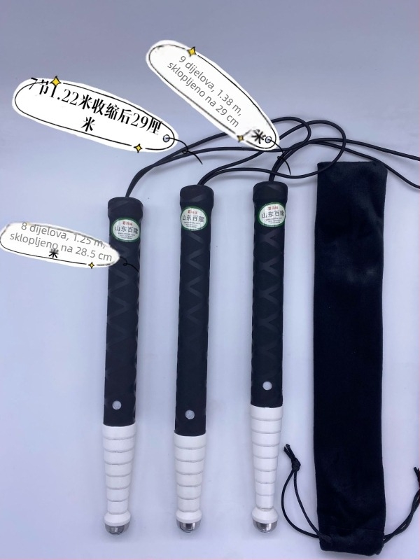 9-dijelni teleskopski kišobran tipa titana s 8 dijelova, lagani i jednostavni za nošenje, rolo zavjesa za planinarenje, štape i štapovi za planinarenje