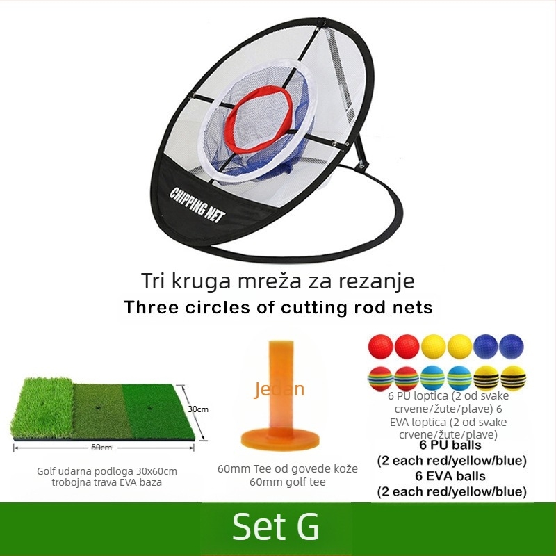 Foli proizvođač prekogranične najprodavanije mreže za vježbanje golfa s tri sloja, set mreža za usitnjavanje