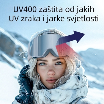 Kapvoe preklopne skijaške naočale protiv zamagljivanja, profesionalne naočale za planinarenje na otvorenom, otporne na vjetar, naočale za snijeg s jednom i dvije ploče