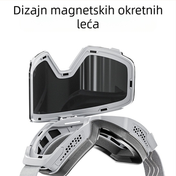 Kapvoe preklopne skijaške naočale protiv zamagljivanja, profesionalne naočale za planinarenje na otvorenom, otporne na vjetar, naočale za snijeg s jednom i dvije ploče