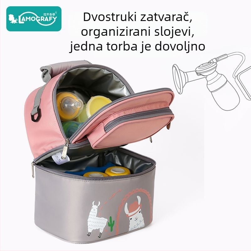 Vrećica za pohranu mlijeka, vrećica za led, stražnja vrećica za mlijeko, vrećica za čuvanje majčinog mlijeka, vrećica za pohranu, plava rashladna izolacijska vrećica s ledom, vrećica za ručak