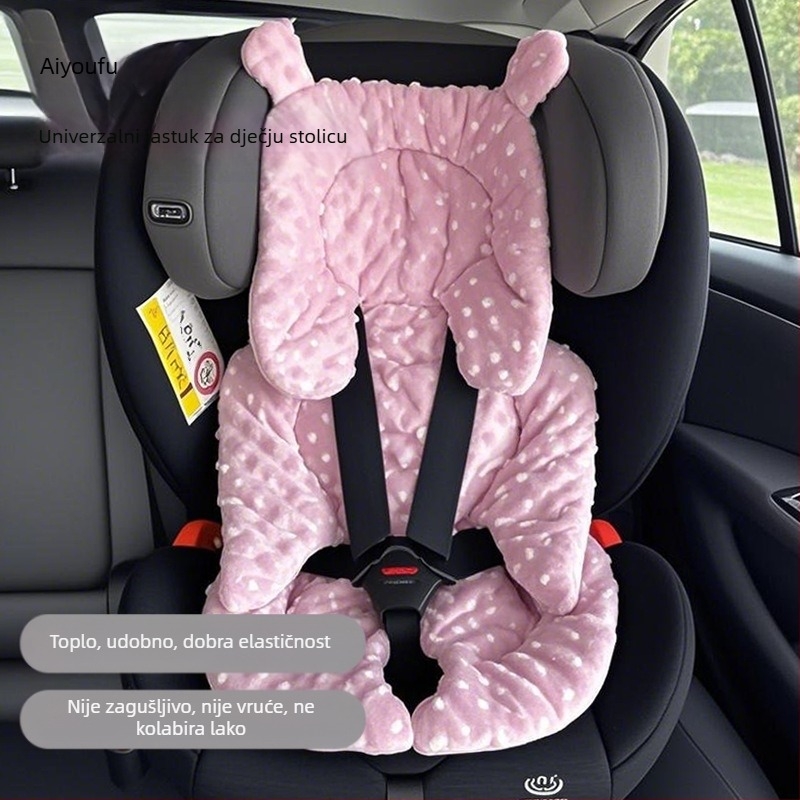 Amazon dječja kolica jastuk za jesen i zimu zadebljana dječja pamučna podloga za spavanje s četiri godišnja doba za bebe u stilu hodanja