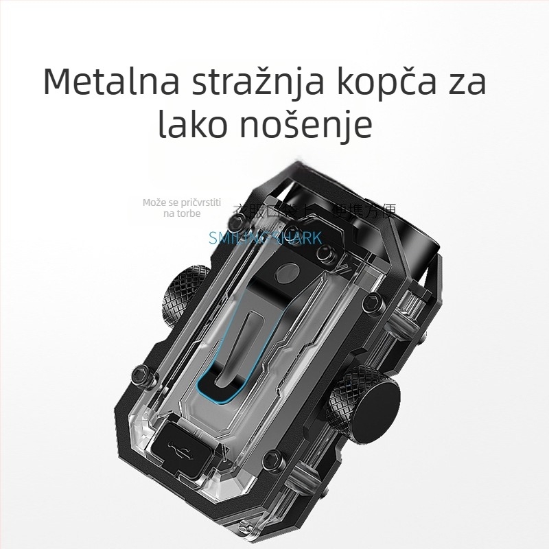 Vanjska svijetla lampa za popravak i održavanje automobila, višenamjenska rotirajuća žiroskopska svjetiljka s jakim magnetskim svjetlom upozorenja