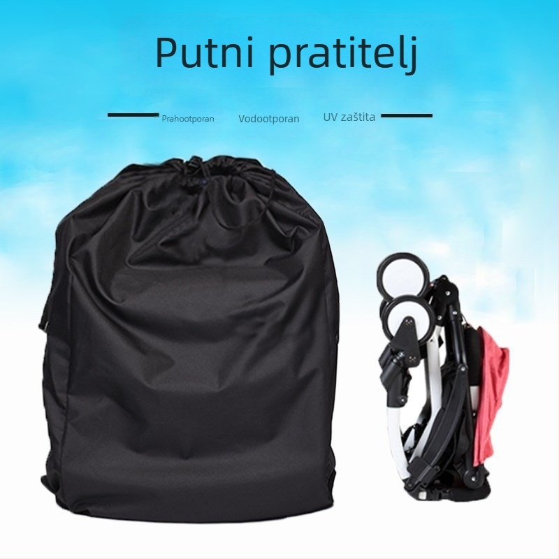 Velika torba za pohranu dječjih kolica, navlaka za prašinu, navlaka za kišobran, univerzalna sigurnosna sjedalica za ukrcavanje, osnovna putna torba