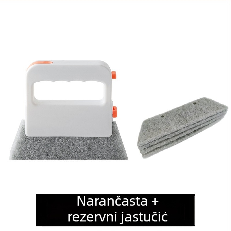 Četka za prozore četiri u jednom, četka za čišćenje utora prozora, alat za čišćenje utora prozora, razmak utora prozora, četka za prašinu na podu, mala četka