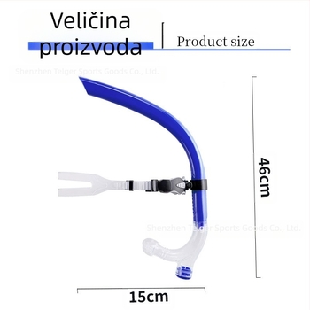 Tvornica izravne prodaje cijevi za disanje za plivanje, oprema za ronjenje, univerzalna silikonska cijev za disanje za odrasle protiv gušenja, trener za cijev za disanje za ronjenje