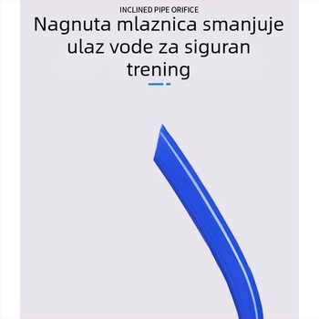 Tvornica izravne prodaje cijevi za disanje za plivanje, oprema za ronjenje, univerzalna silikonska cijev za disanje za odrasle protiv gušenja, trener za cijev za disanje za ronjenje