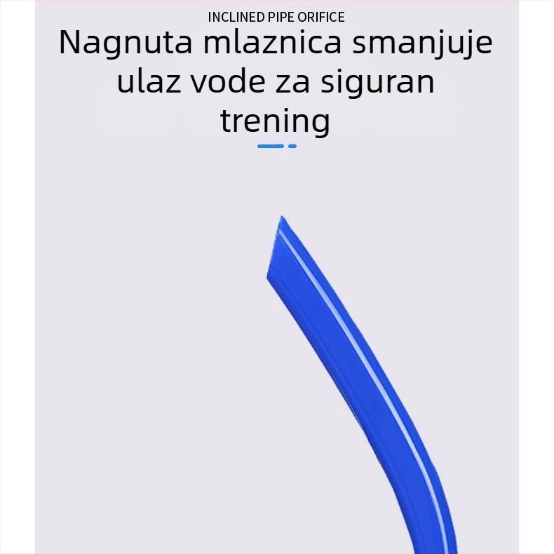 Tvornica izravne prodaje cijevi za disanje za plivanje, oprema za ronjenje, univerzalna silikonska cijev za disanje za odrasle protiv gušenja, trener za cijev za disanje za ronjenje
