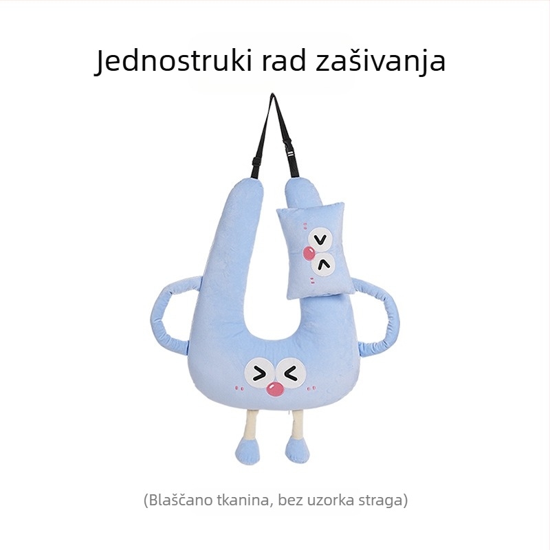 Naslon za glavu u crtanom filmu, kreativni dječji automobil, jastuk za spavanje na duge staze, artefakt za vrat, univerzalni jastuk za spavanje s četiri godišnja doba