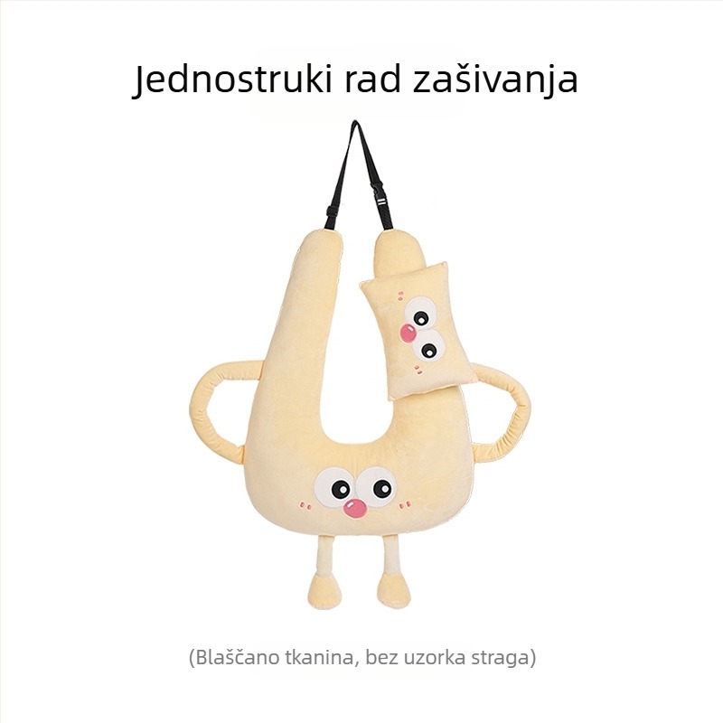 Naslon za glavu u crtanom filmu, kreativni dječji automobil, jastuk za spavanje na duge staze, artefakt za vrat, univerzalni jastuk za spavanje s četiri godišnja doba