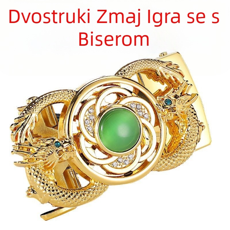 Rasprodaja Niska Cijena Ne hrđa Ne blijedi Remen Muški Ma Jade Automatska kopča Bez remena Legura Odvojena kopča