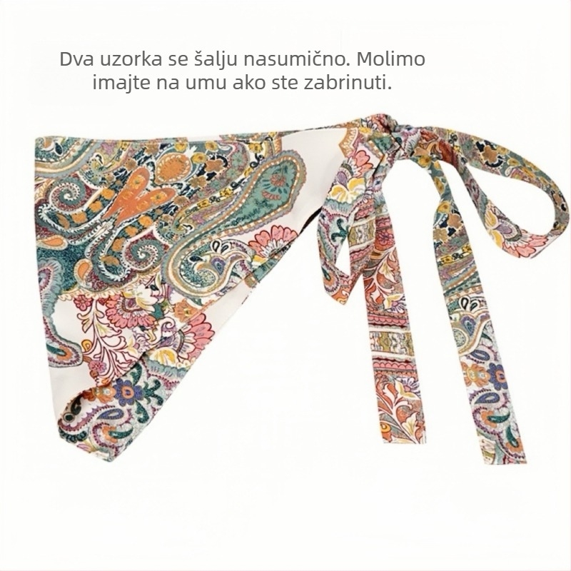 Vrhunska resasta široka pojas hip-hop plesačica modna dekorativna haljina boemski etnički trokutasti šal za kukove