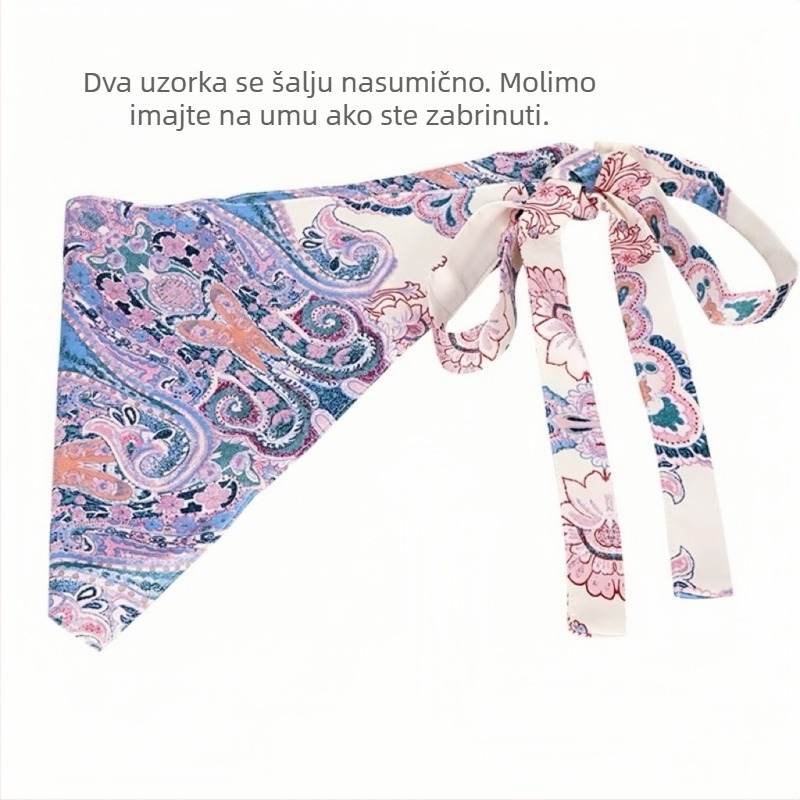 Vrhunska resasta široka pojas hip-hop plesačica modna dekorativna haljina boemski etnički trokutasti šal za kukove