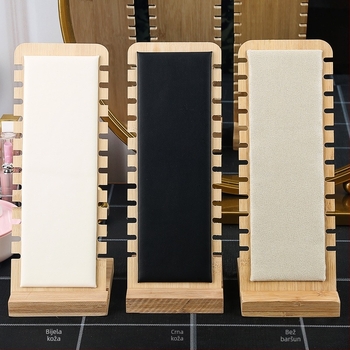 Jednostavni stalak za ogrlice, rekviziti za nakit, vješalica za ogrlice, privjesak, stalak za nakit od punog drva