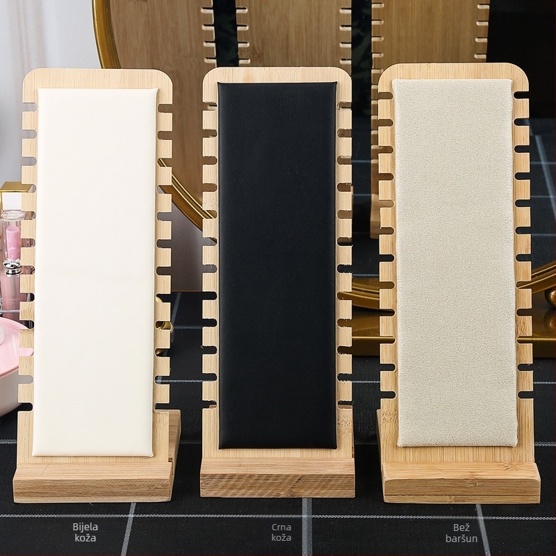 Jednostavni stalak za ogrlice, rekviziti za nakit, vješalica za ogrlice, privjesak, stalak za nakit od punog drva