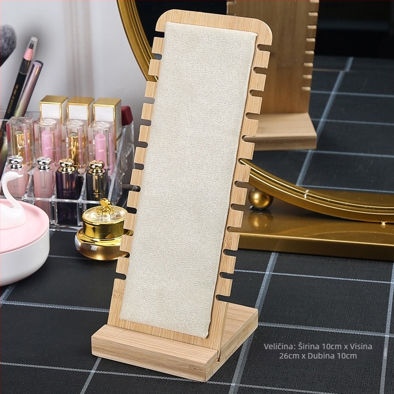 Jednostavni stalak za ogrlice, rekviziti za nakit, vješalica za ogrlice, privjesak, stalak za nakit od punog drva