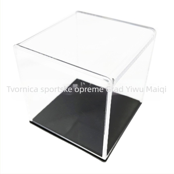 Prozirna akrilna kutija za bejzbol, otporna na vlagu i prašinu, kutija za tenis i golf, kolekcionarska kutija za bejzbol