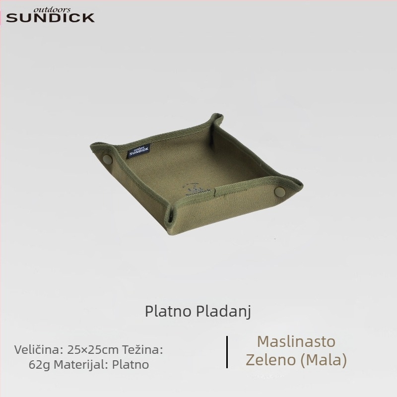 Kutija za pohranu maramica Mountain Guest, platnena, vanjska torba za pohranu u kampu, blagovaonski stol, pladanj za stolić za kavu, toplinska izolacijska podloga