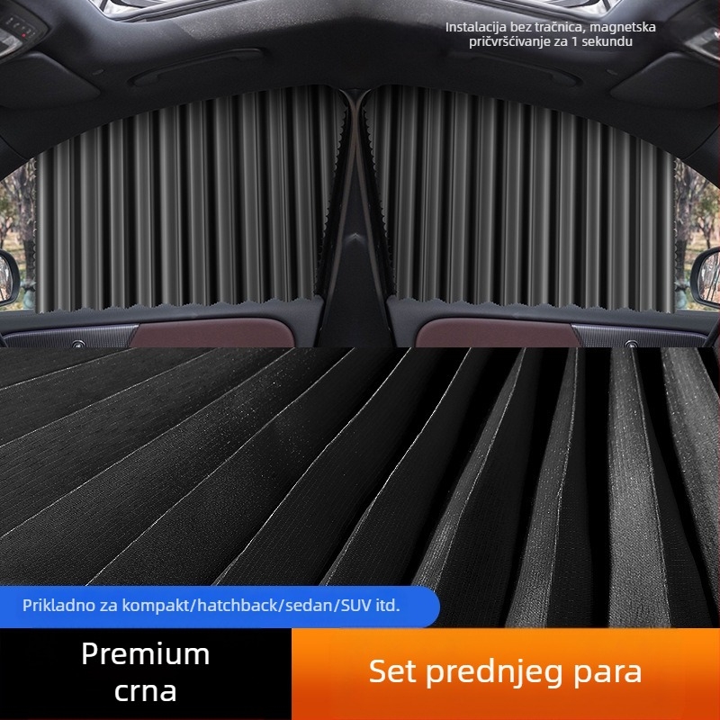 Ljetna zaštita od sunca za automobil magnetska zavjesa za suncobran toplinska izolacija Univerzalna magnetska usisna zavjesa za sjenčanje automobila zavjesa za suncobran