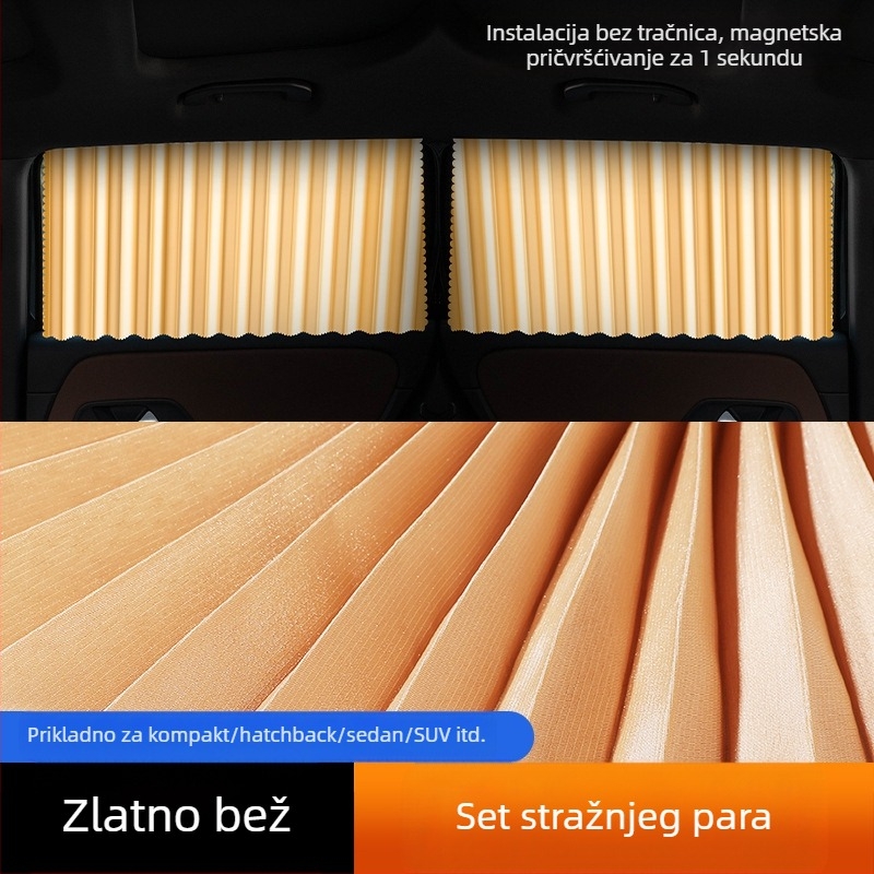 Ljetna zaštita od sunca za automobil magnetska zavjesa za suncobran toplinska izolacija Univerzalna magnetska usisna zavjesa za sjenčanje automobila zavjesa za suncobran