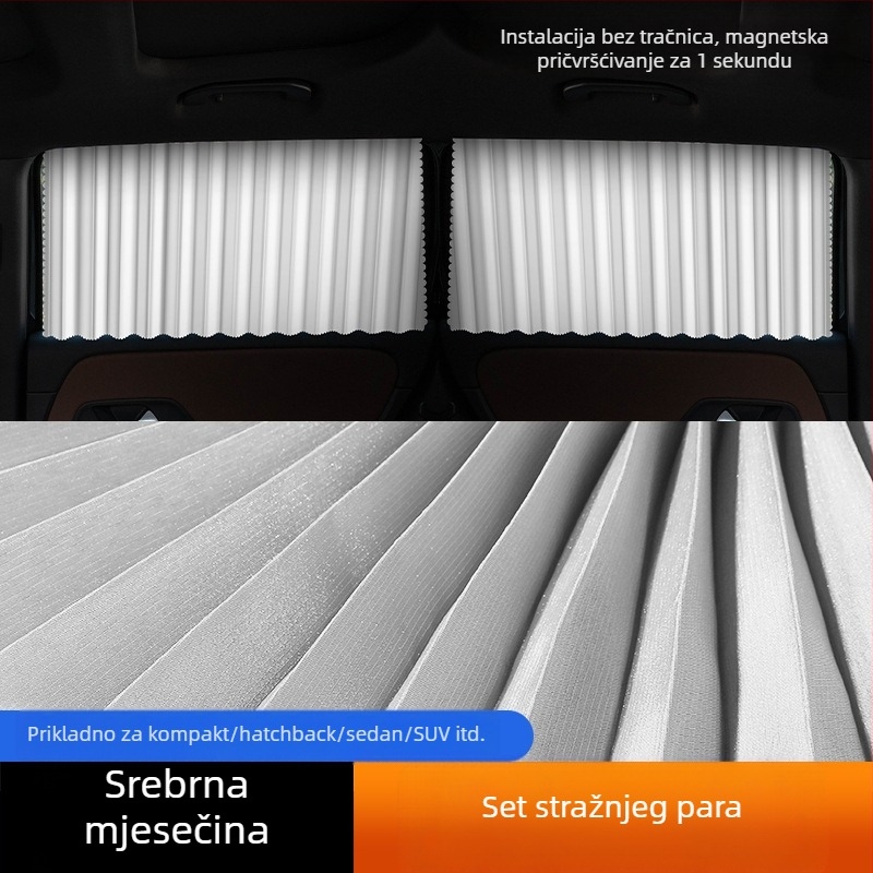 Ljetna zaštita od sunca za automobil magnetska zavjesa za suncobran toplinska izolacija Univerzalna magnetska usisna zavjesa za sjenčanje automobila zavjesa za suncobran