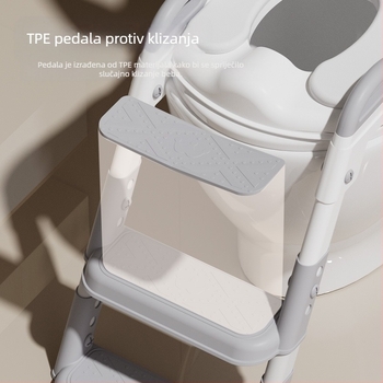 Dječji WC sa stepenicama, muški i ženski dječji WC, sklopiva stepenica, kućanska dječja protuklizna stepenica