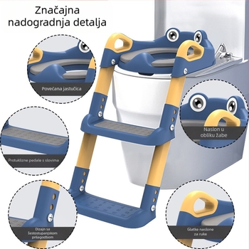 Dječji WC, pomoćni artefakt za stepenice za dječake i djevojčice, podesivi stepenasti dječji WC