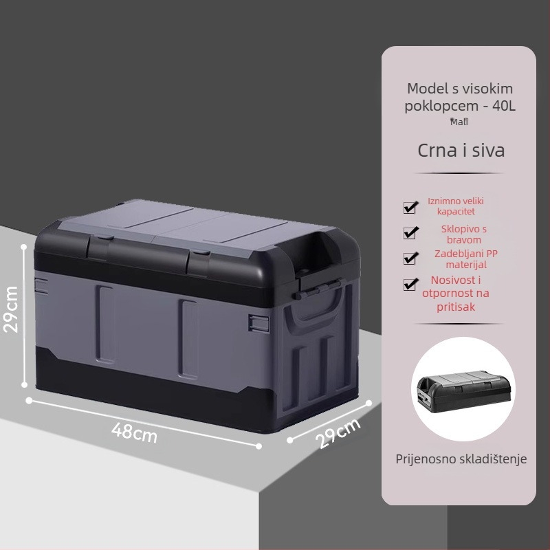 Kutija za pohranu automobila, prtljažnik automobila, sklopiva kutija za pohranu, osnovne potrepštine u automobilu, prekogranični popularni proizvod