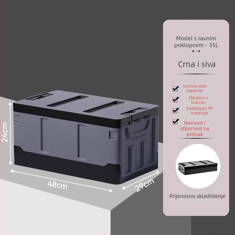 Kutija za pohranu automobila, prtljažnik automobila, sklopiva kutija za pohranu, osnovne potrepštine u automobilu, prekogranični popularni proizvod