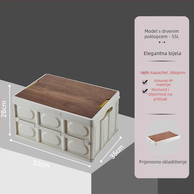 Kutija za pohranu automobila, prtljažnik automobila, sklopiva kutija za pohranu, osnovne potrepštine u automobilu, prekogranični popularni proizvod