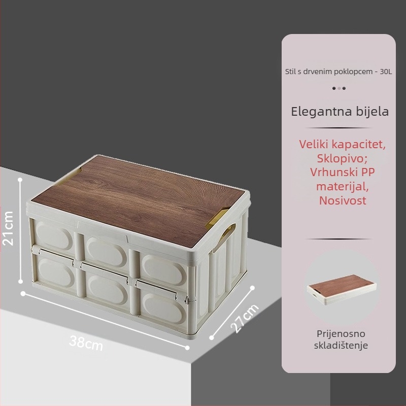 Kutija za pohranu automobila, prtljažnik automobila, sklopiva kutija za pohranu, osnovne potrepštine u automobilu, prekogranični popularni proizvod