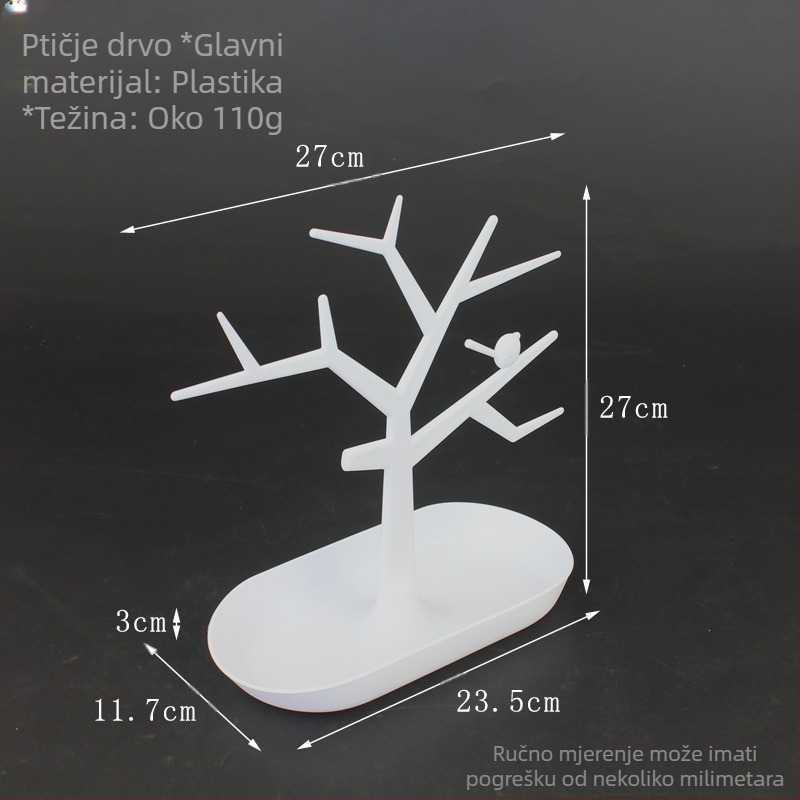 Rotirajući stalak za nakit, ogrlica, naušnice, kućna kulturna igra, polica za nakit, štand za pohranu, rekviziti, stalak za nakit