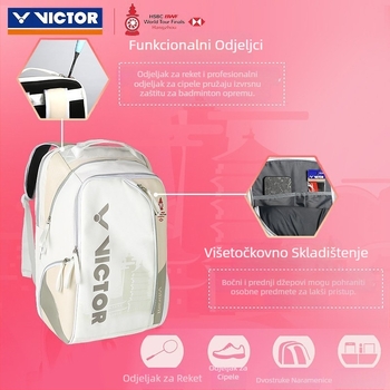 Nova Wictor Victory Tour Finals komemorativno izdanje Independent Shoe Warehouse višenamjenska torba za badminton velikog kapaciteta