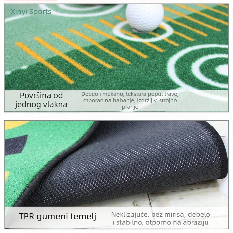 Prekogranična vruća rasprodaja za kućni ured, pribor za golf, podloga za udaranje loptica za putter u zatvorenom prostoru, deka za vježbanje putterom za golf